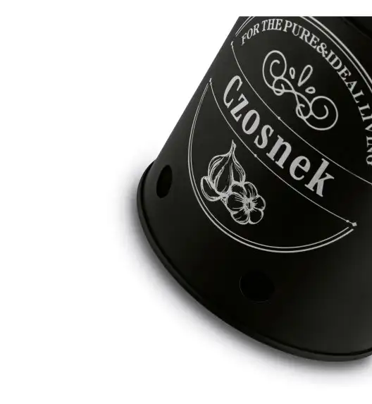 TADAR Zestaw trzech kuchennych pojemników do przechowywania / ziemniaki, cebula, czosnek