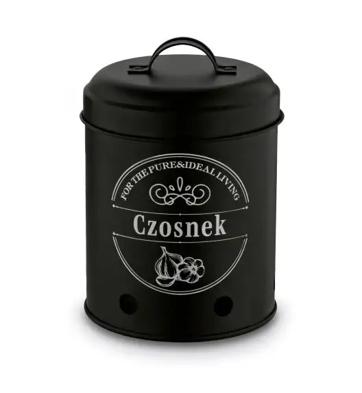 TADAR Zestaw trzech kuchennych pojemników do przechowywania / ziemniaki, cebula, czosnek