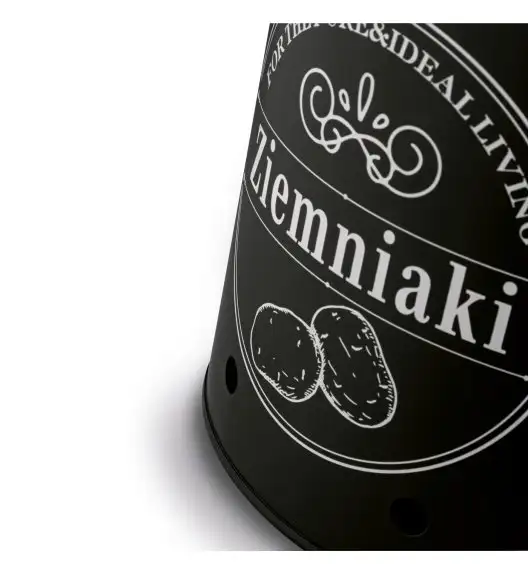 TADAR Zestaw trzech kuchennych pojemników do przechowywania / ziemniaki, cebula, czosnek