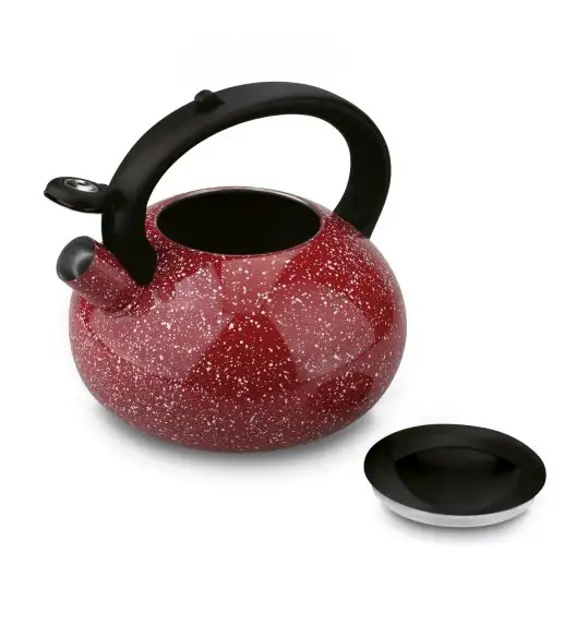 TADAR VITA Czajnik ze stali nierdzewnej 2,5 l / czerwony marble