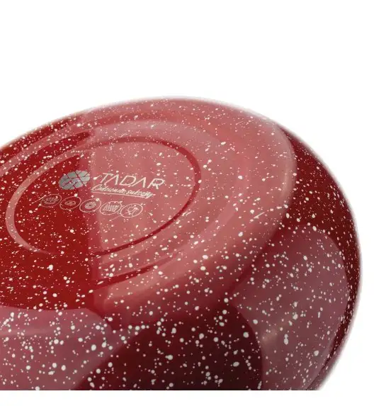 TADAR VITA Czajnik ze stali nierdzewnej 2,5 l / czerwony marble