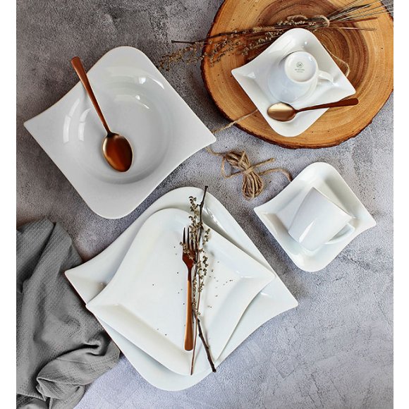 LUBIANA OPERA Serwis obiadowo-kawowy 70 el / 12 os 