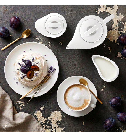 CHODZIEŻ CITY C001 BIAŁY Serwis kawowy 39 el / 12 osób / porcelana