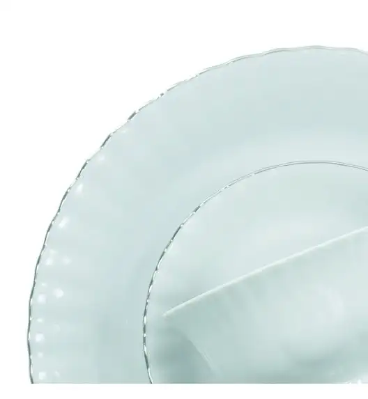 CHODZIEŻ IWONA B357 PLATYNOWA LINIA Zestaw obiadowy 18 el / 6 osób / porcelana