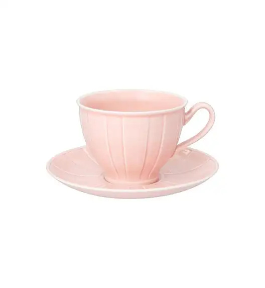 ĆMIELÓW OKTAWA GL01 KORALOWA Spodek pod filiżankę 15,7 cm / porcelana