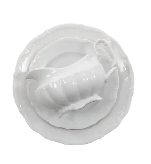 CHODZIEŻ MARIA TERESA C000 BIAŁA Zestaw obiadowy 44 el / 12 osób / porcelana