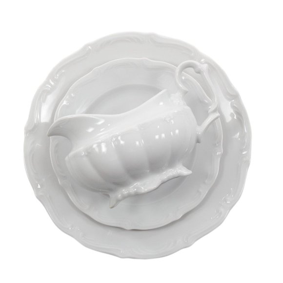 CHODZIEŻ MARIA TERESA C000 BIAŁA Zestaw obiadowy 44 el / 12 osób / porcelana