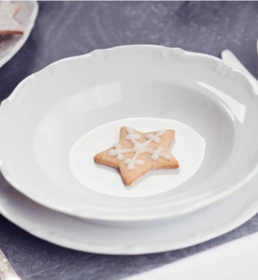 CHODZIEŻ MARIA TERESA C001 BIAŁA Zestaw obiadowy 36 el / 12 osób / porcelana