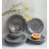 LUBIANA ORIENTAL | KM00 | SZARY | Serwis obiadowy 36 el dla 12 os | porcelana luz