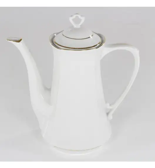 CHODZIEŻ KAMELIA B014 ZŁOTA LINIA Zestaw obiadowo-kawowy 84 el / 12 osób / porcelana
