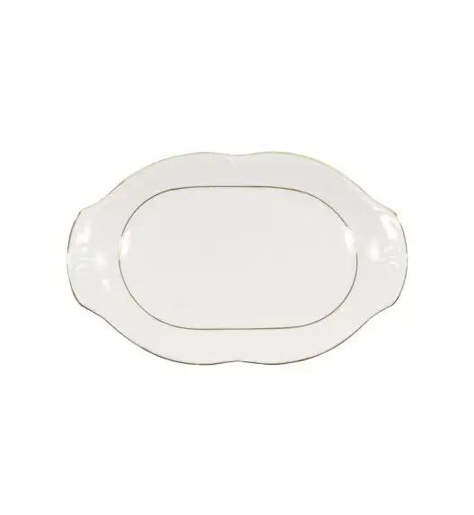CHODZIEŻ KAMELIA B014 ZŁOTA LINIA Zestaw obiadowo-kawowy 84 el / 12 osób / porcelana