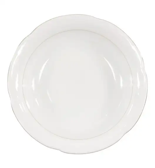 CHODZIEŻ KAMELIA B014 ZŁOTA LINIA Zestaw obiadowo-kawowy 84 el / 12 osób / porcelana