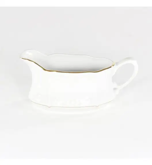 CHODZIEŻ KAMELIA B014 ZŁOTA LINIA Zestaw obiadowo-kawowy 84 el / 12 osób / porcelana