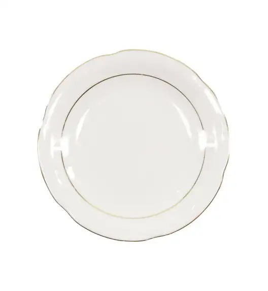 CHODZIEŻ KAMELIA B014 ZŁOTA LINIA Zestaw obiadowo-kawowy 84 el / 12 osób / porcelana