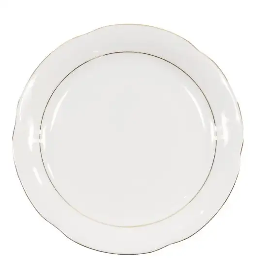 CHODZIEŻ KAMELIA B014 ZŁOTA LINIA Zestaw obiadowo-kawowy 84 el / 12 osób / porcelana