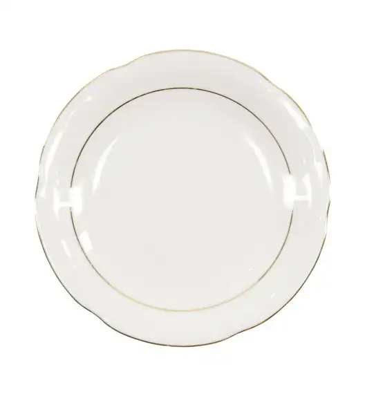 CHODZIEŻ KAMELIA B014 ZŁOTA LINIA Zestaw obiadowo-kawowy 84 el / 12 osób / porcelana