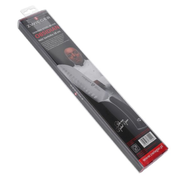 ZWIEGER OBSIDIAN Komplet 5 noży kuchennych / niemiecka stal nierdzewna