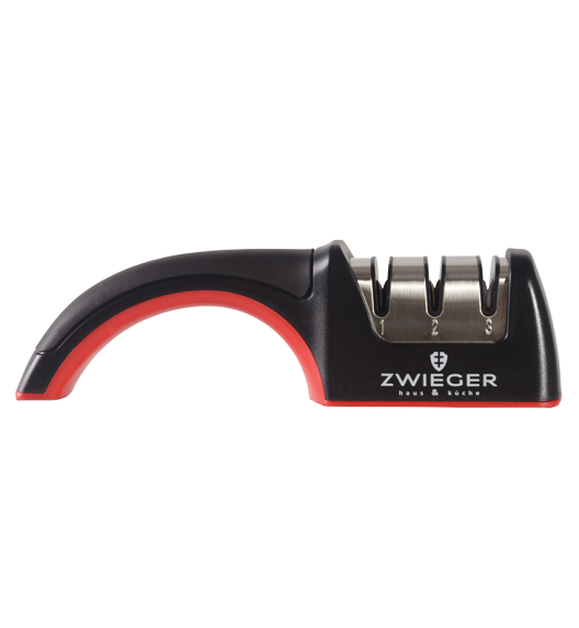 ZWIEGER OBSIDIAN Komplet 5 noży kuchennych + ostrzałka RAPID / niemiecka stal nierdzewna