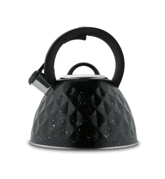 KonigHOFFER ETNA Czajnik 3 l / srebrne detale / czarny marble / gaz i indukcja