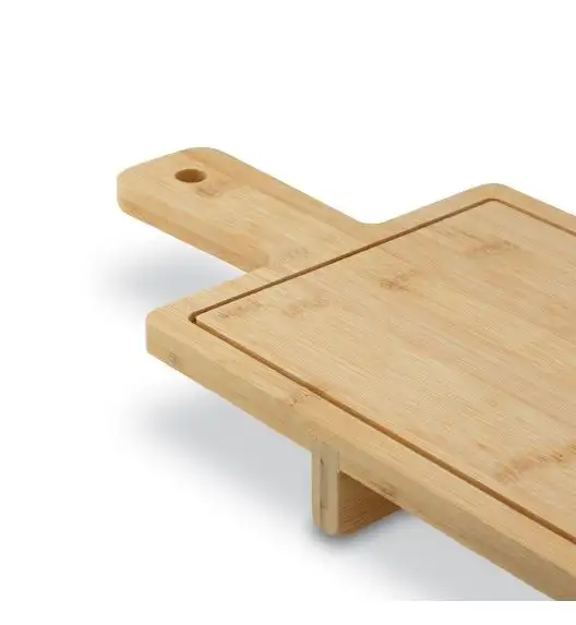 KONIGHOFFER BAMBUSOWA DESKA DO SERWOWANIA NA NÓŻKACH 66X19,5X4,5CM