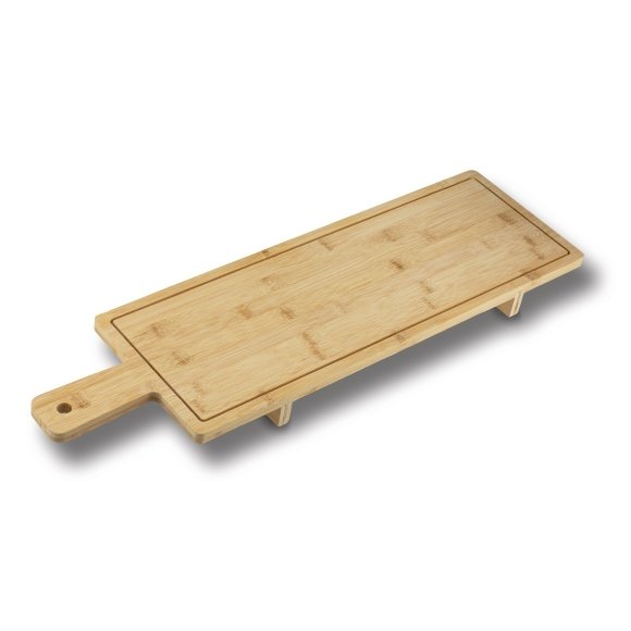 KONIGHOFFER BAMBUSOWA DESKA DO SERWOWANIA NA NÓŻKACH 66X19,5X4,5CM