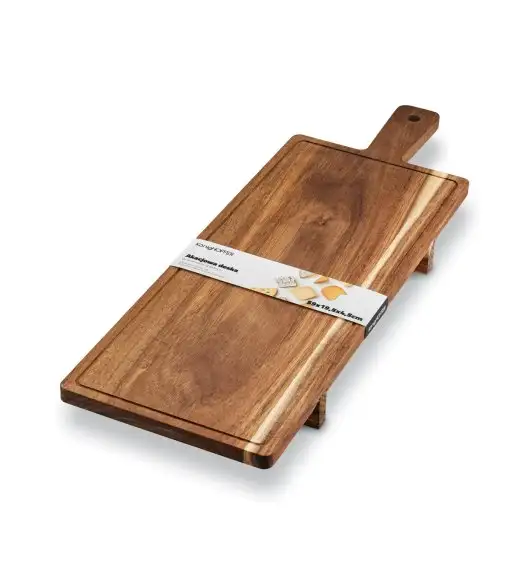 KONIGHOFFER AKACJOWA DESKA DO SERWOWANIA NA NÓŻKACH 59X19,5X4,5CM