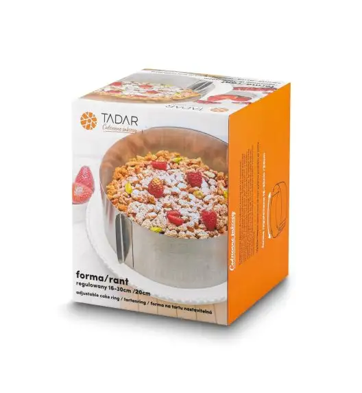 TADAR FORMA/RANT REGULOWANY OKRĄGŁY 16-30CM/20CM