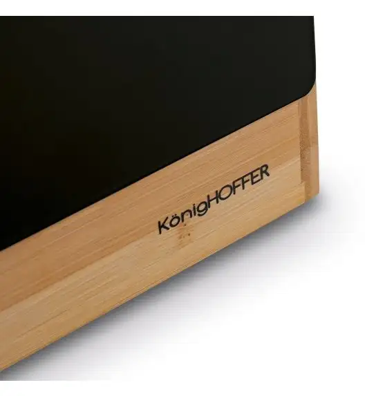 KONIGHOFFER FRESCO CHLEBAK CZARNY 36X20X13,5CM BAMBUSOWY