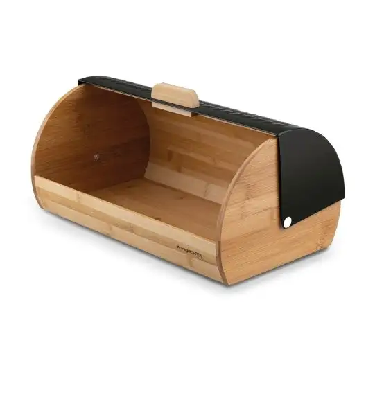 KONIGHOFFER GEOMETRIC CHLEBAK BAMBUSOWY CZARNY 36X25X16,8CM