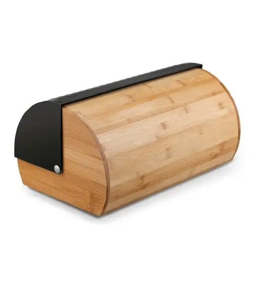 KONIGHOFFER GEOMETRIC CHLEBAK BAMBUSOWY CZARNY 36X25X16,8CM