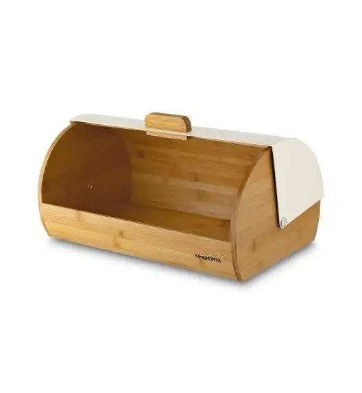 KONIGHOFFER GEOMETRIC CHLEBAK BAMBUSOWY BEŻOWY 36X25X17 CM