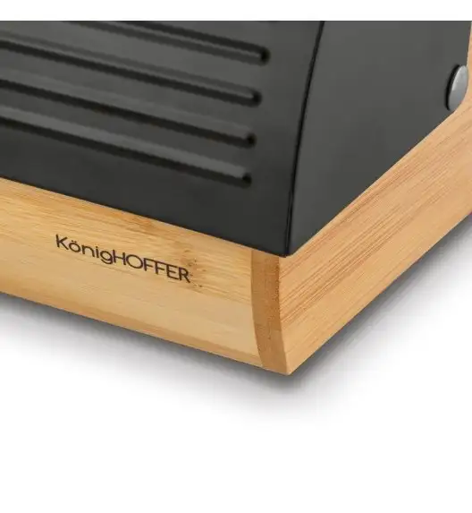 KONIGHOFFER FUSHION CHLEBAK CZARNY 36X22X17CM