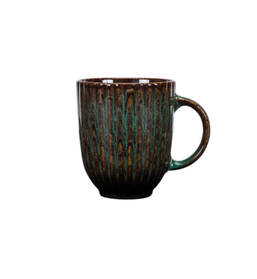 LUBIANA STONEWARE CERAMIC | JADE - COSMOS ZIELONY | Kubek 350 ml | ceramika