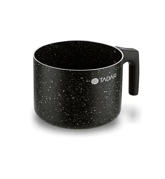 TADAR MARMARA GARNEK DO MLEKA NON-STICK BLACK 14X10,5 CM BEZ INDUKCJI