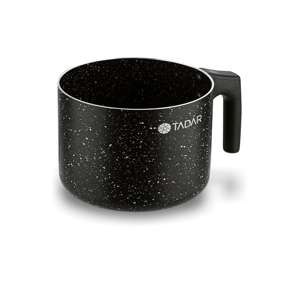 TADAR MARMARA GARNEK DO MLEKA NON-STICK BLACK 14X10,5 CM BEZ INDUKCJI