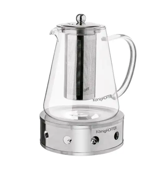 KONIGHOFFER TIBI ZESTAW DZBANEK 1,3L Z PODGRZEWACZEM LORIA
