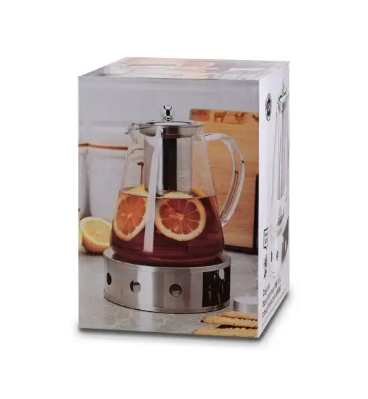 KONIGHOFFER TIBI ZESTAW DZBANEK 1,3L Z PODGRZEWACZEM LORIA