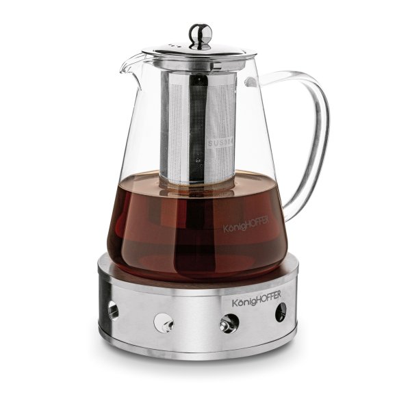 KONIGHOFFER TIBI ZESTAW DZBANEK 1,3L Z PODGRZEWACZEM LORIA