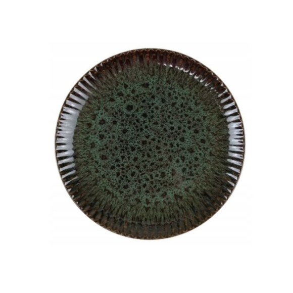 LUBIANA STONEWARE JADE ZIELONY | Serwis obiadowy 72 elementy dla 24 osób | odcienie zieleni | ceramika