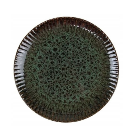 LUBIANA STONEWARE COSMOS ZIELONY | Serwis obiadowy 24 elementy dla 6 osób | odcienie zieleni | ceramika
