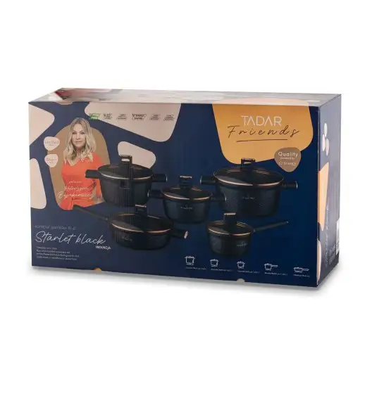 STARKE PRO STARLET KPL. GARNKÓW BLACK 10 EL. (R.16 +GARNEK 20/24/28 +PAT 28)