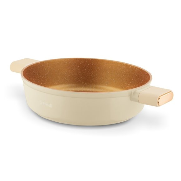 STARKE PRO STARLET PATELNIA KRÓT. UCH. Z POKRYWKĄ BEIGE 28X8CM