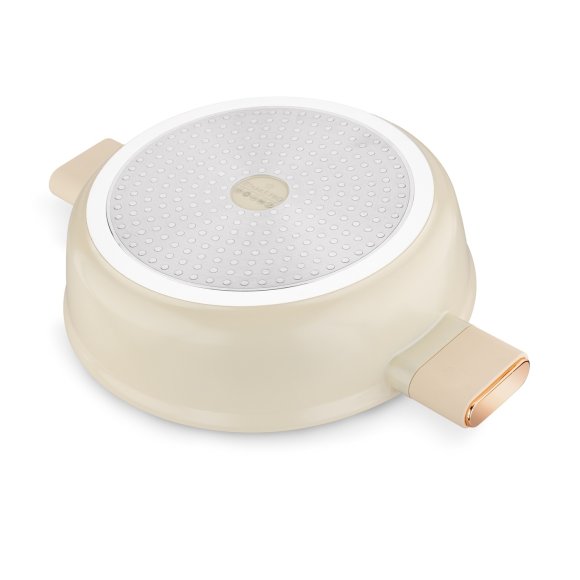STARKE PRO STARLET PATELNIA KRÓT. UCH. Z POKRYWKĄ BEIGE 28X8CM