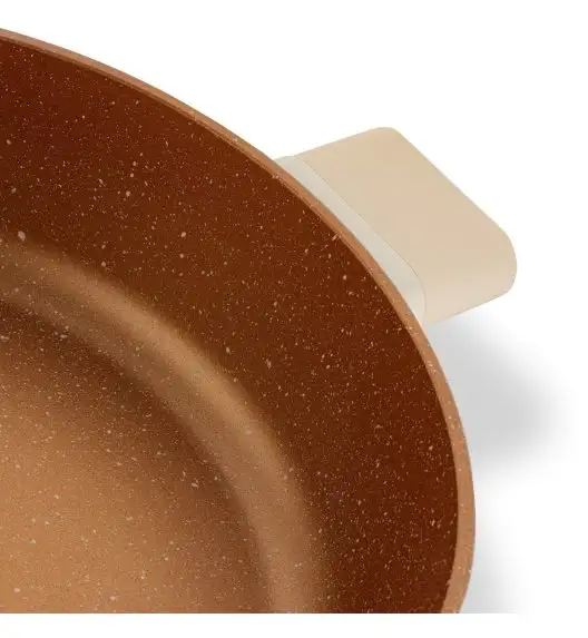 STARKE PRO STARLET PATELNIA Z POKRYWKĄ BEIGE 28X8CM