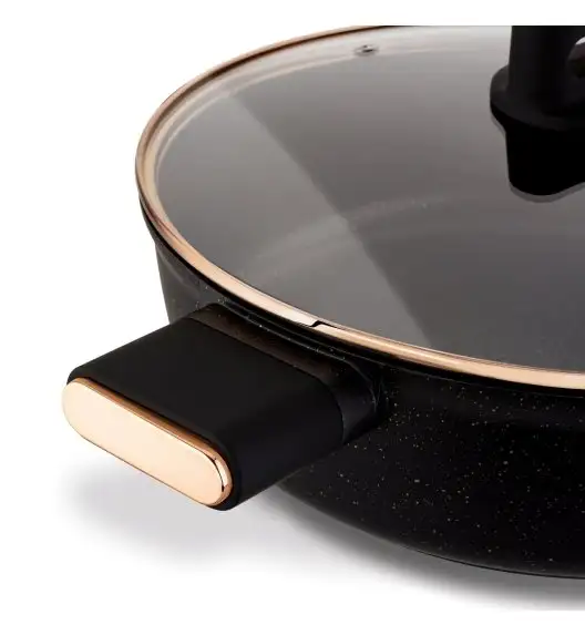 STARKE PRO STARLET PATELNIA Z POKRYWKĄ BLACK 28X8CM