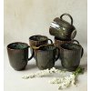 LUBIANA STONEWARE CERAMIC | JADE - COSMOS ZIELONY | Kubek 350 ml x 6 SZTUK | ceramika