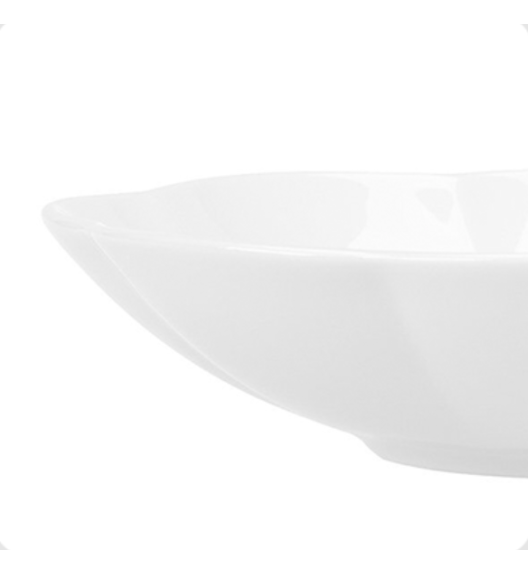 LUBIANA NAOMI Serwis obiadowy 6 osób / 18 elementów | biała porcelana