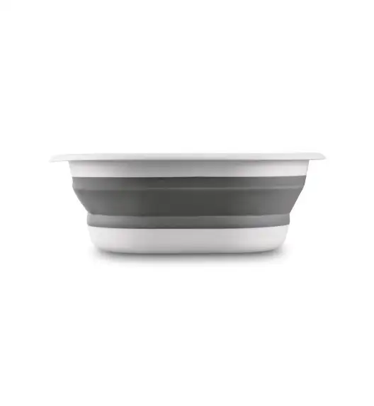 TADAR SILICO MISKA SKŁADANA KWADRATOWA 30,5X30,5X11,5(4,5)CM SZARY PP+TPR 5L