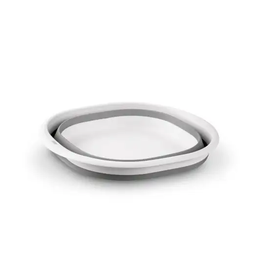 TADAR SILICO MISKA SKŁADANA KWADRATOWA 30,5X30,5X11,5(4,5)CM SZARY PP+TPR 5L