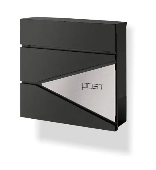 TADAR SKRZYNKA NA LISTY POST ANTRACYT+SS 37X37X10CM